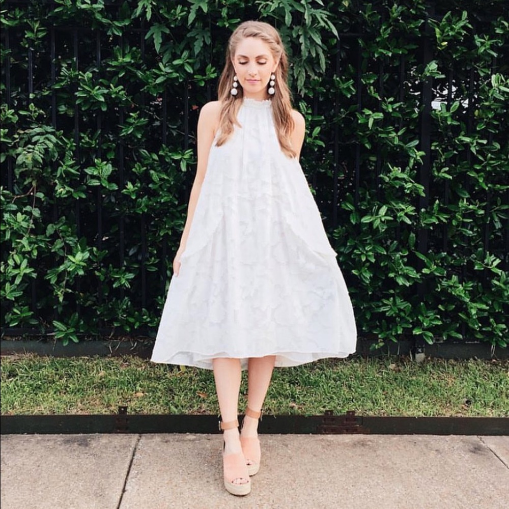 Halter Neck Swing Dress